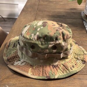 Brigade QM Quartermasters Camo Bucket Hat Size 7 Like New
